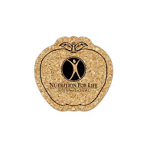 Apple Cork Coaster 5AP