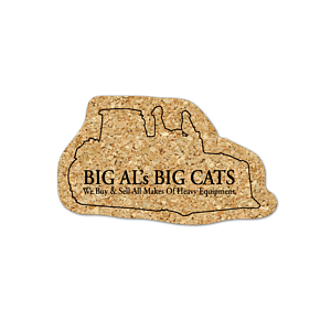 Bulldozer Cork Coaster