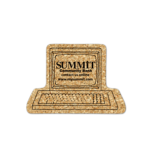 Computer Cork Coaster
