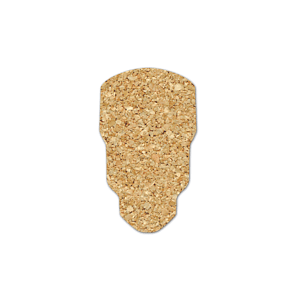 Fluorescent Bulb Cork Coaster