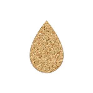 Flame/water Cork Coaster 5FM