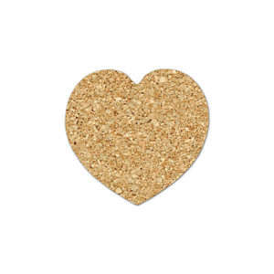 Heart Cork Coaster 5HT
