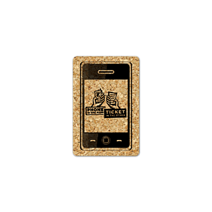 Smart Phone Cork Coaster