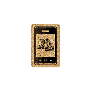 Smart Phone Cork Coaster