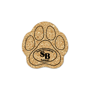 Paw Cork Coaster 5PW
