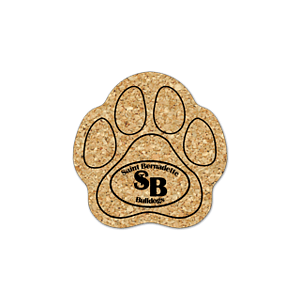 Paw Cork Coaster 5PW