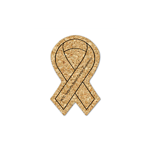 Ribbon Cork Coaster 5RB