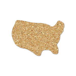 United States Cork Coaster