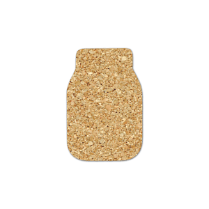 Wide Jar Cork Coaster