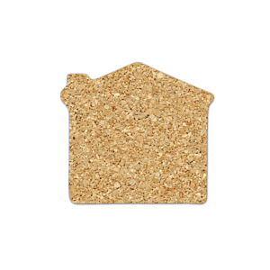 House Cork Coaster 6HO