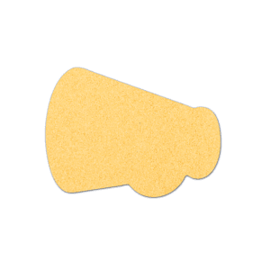 Megaphone Compressed Sponge
