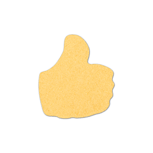 Thumbs Up Compressed Sponge