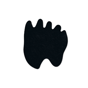 Paw Flat Tire Coaster 4PW