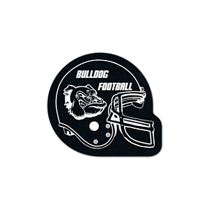 Football Helmet Flat Tire Coaster
