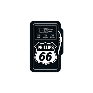 Gas Pump Flat Tire Coaster
