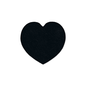 Heart Flat Tire Coaster 5HT