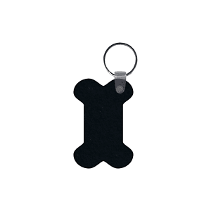Dog Bone Flat Tire Key Tag