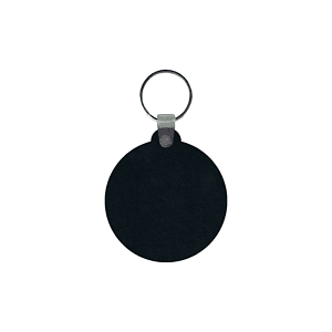 Circle Flat Tire Key Tag