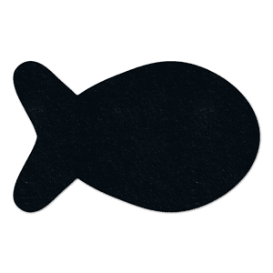 Fish Recycled Rubber Mat
