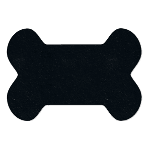 Dog Bone Recycled Rubber Mat