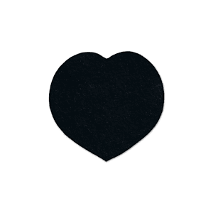 Heart Recycled Rubber Jar Opener 4HT