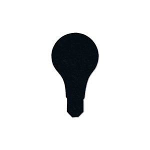 Light Bulb Recycled Rubber Jar Opener 4LB
