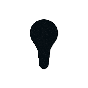 Light Bulb Recycled Rubber Jar Opener 5LB