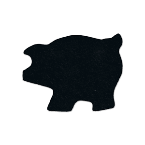 Piggy Bank Recycled Rubber Jar Opener 5PG