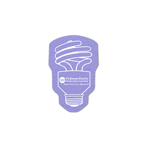 Energy Bulb Shammy Coaster