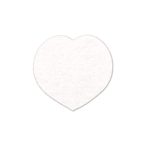Heart Shammy Coaster