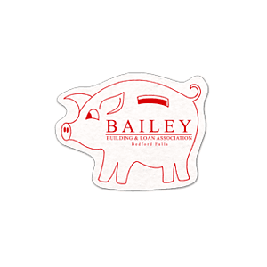 Piggy Bank Shammy Coaster