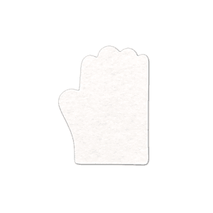 6" Hand Shammy Coaster