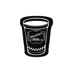 Coffee Cup Vinyl Jar Opener