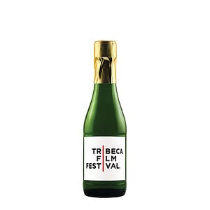 Mini CA Champagne Sparkling Wine Bottle w/Full-Color Custom Label