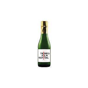Mini CA Champagne Sparkling Wine Bottle w/Full-Color Custom Label