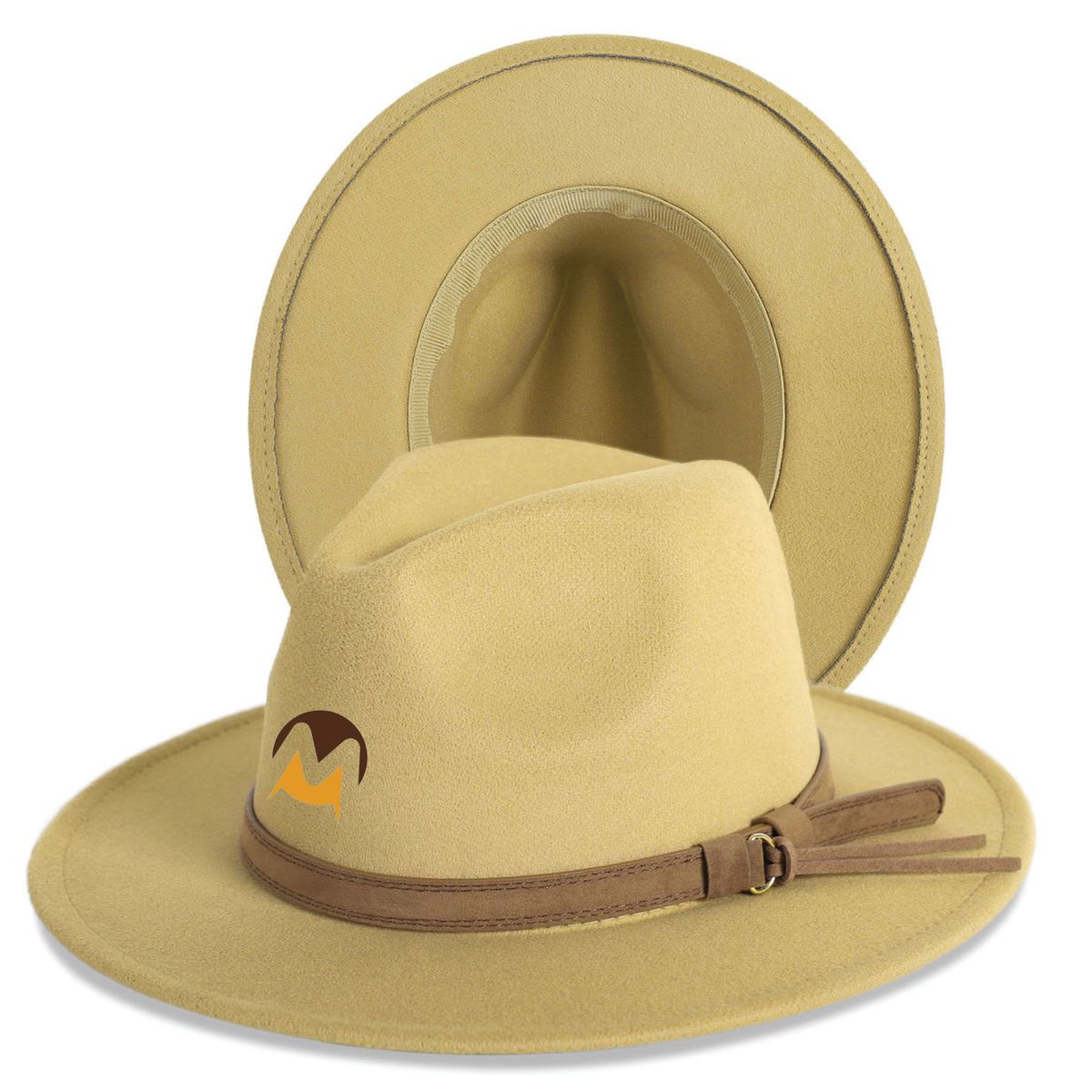 Fedora Hat w/Wide Belt Band
