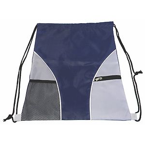 Drawstring Bag w/Mesh Pocket