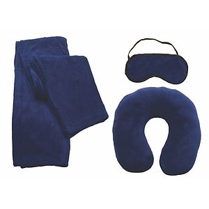 Travel Set w/Blanket, Pillow & Mask