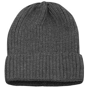 Ribbed Pattern Beanie