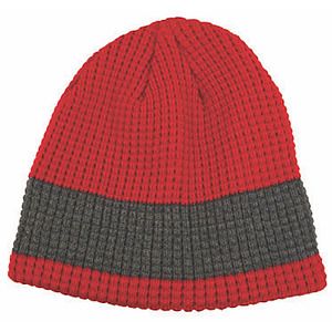 2-Tone Big Bear Wide Stripe Eco Beanie