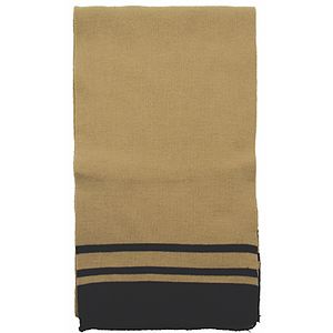Deluxe Acrylic Scarf w/Striped End Design