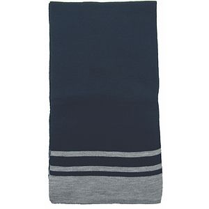 Deluxe Acrylic Scarf w/Striped End Design