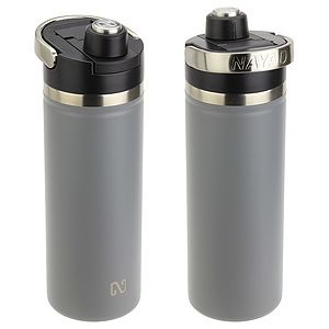 NAYAD® Traveler 18 oz Stainless Double-wall Vacuum Insulated Bottle with Twist-Top Spout