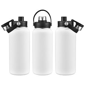 Bresso 34 oz Vacuum Insulated Bottle with Twist Top Spout