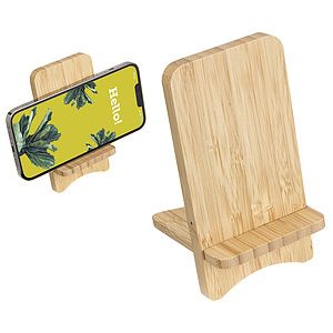 FSC® Bamboo Wireless Charger Portable Phone Stand