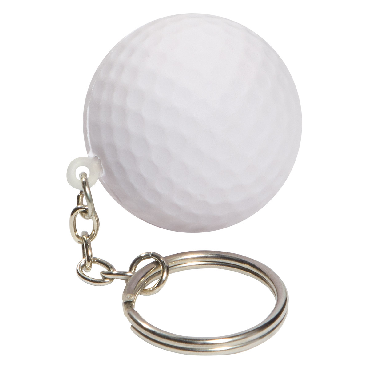 Promotional Golf ball stress reliever key chain Personalized With Your