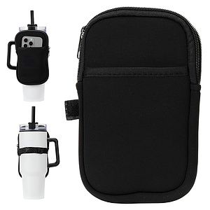 Cup Caddy Zippered Pouch for Large Mugs