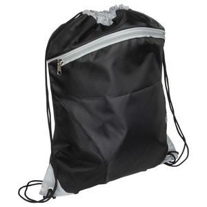 Cyclone Mesh Curve Polyester Drawstring Backpack 
