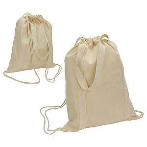 Orion 5 oz 5050 Recycled Cotton Drawstring Backpack