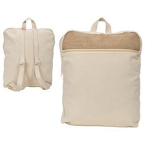 Savanna Jute  Recycled Cotton Backpack
